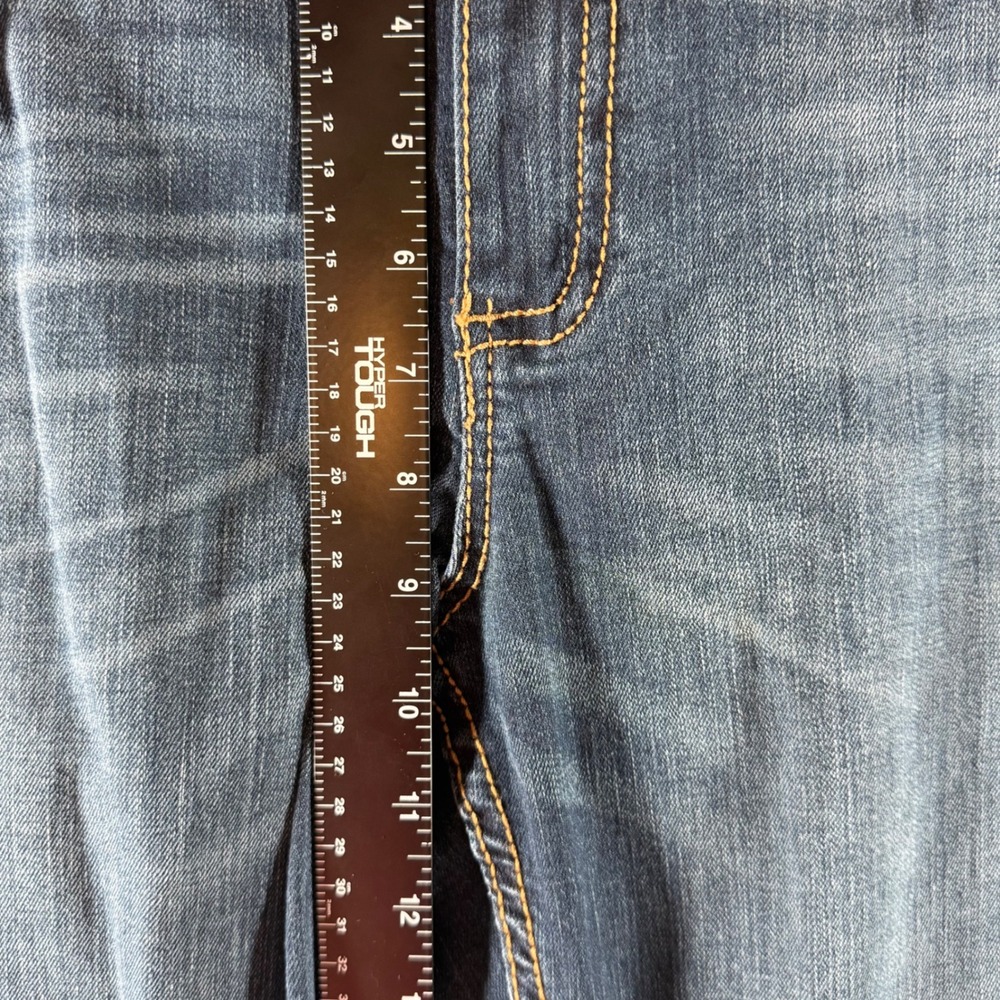 Wrangler Bootcut Jeans 13/14 x 34 Blue Embroidered Pockets 10MWZMT 10MWAMT - Picture 8 of 9